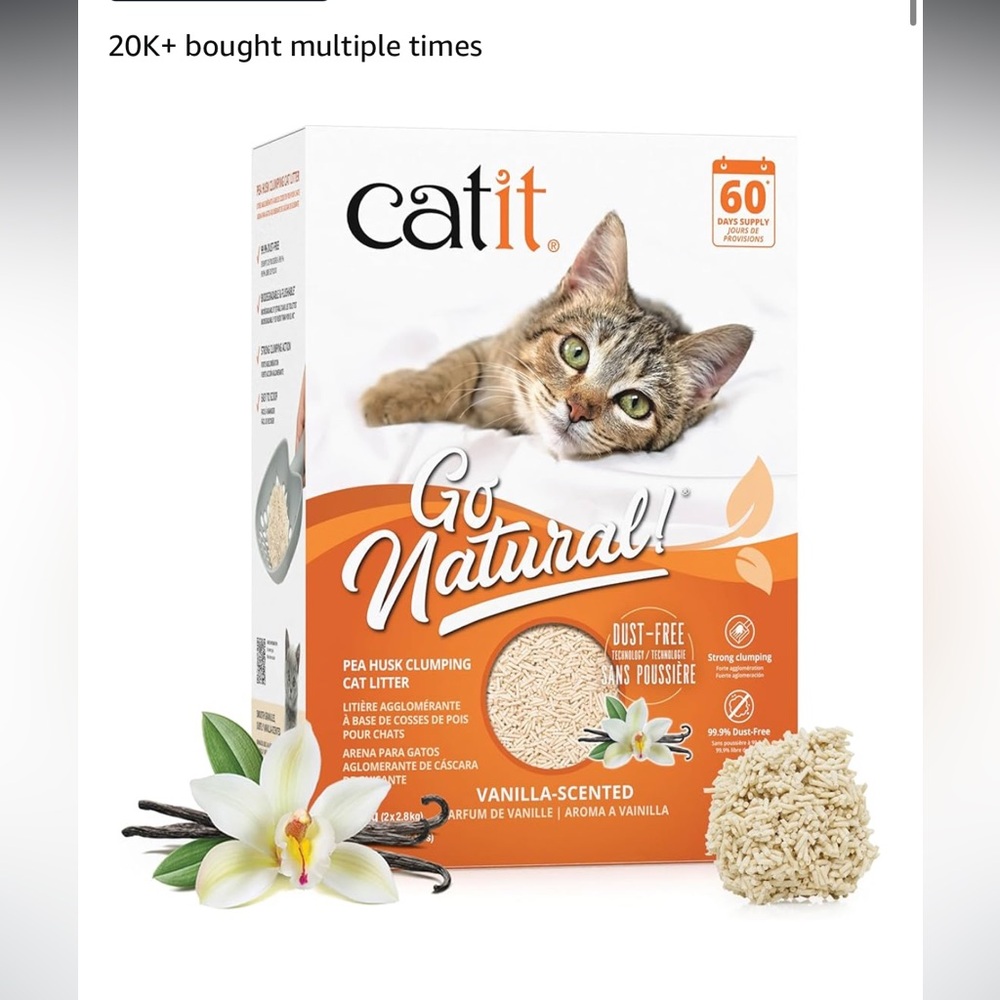 Catit Go Natural Vanilla-Scented Cat Litter
